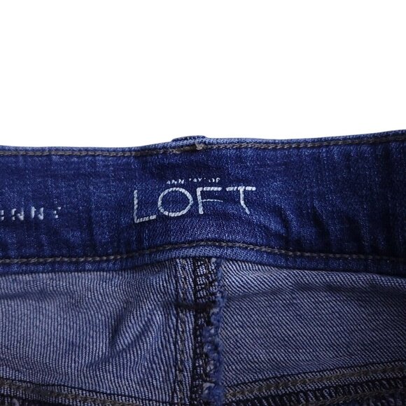 LOFT Womens Modern Skinny Jeans 28 Medium Wash Low Rise Stretch - Picture 8 of 9